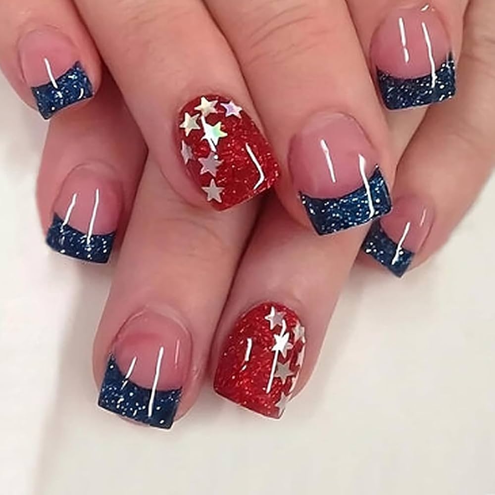 elegant 4th of july nail designs