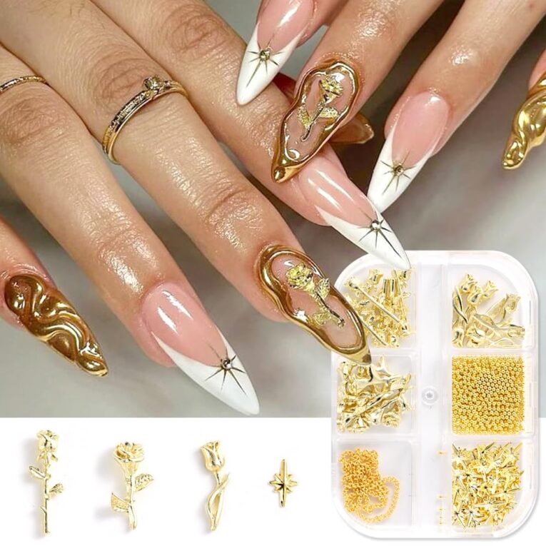 Nail Designs Rose Gold