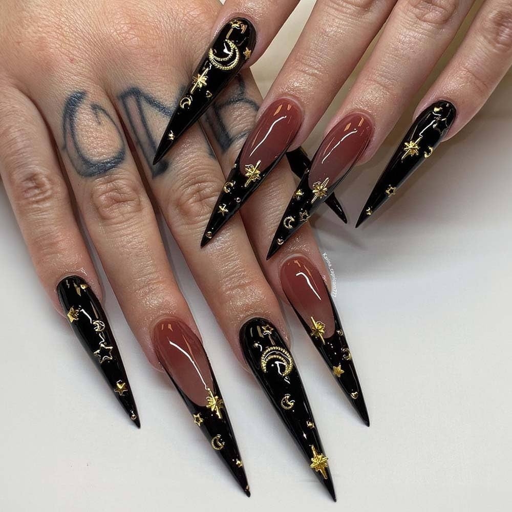 design stiletto nails