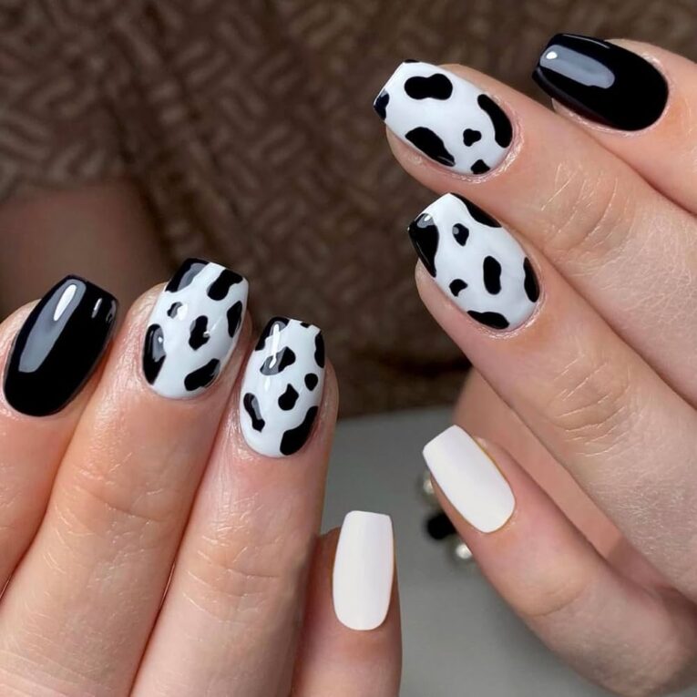 Cow Nail Designs
