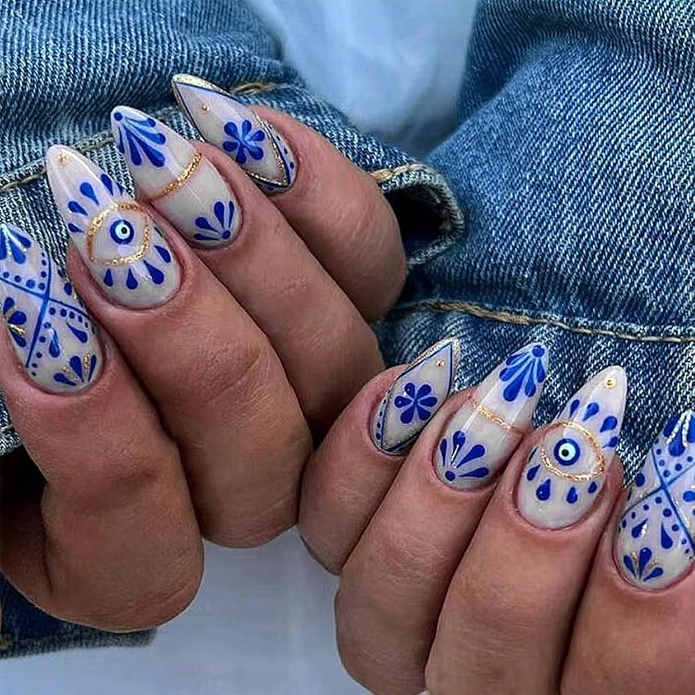 fancy design nails