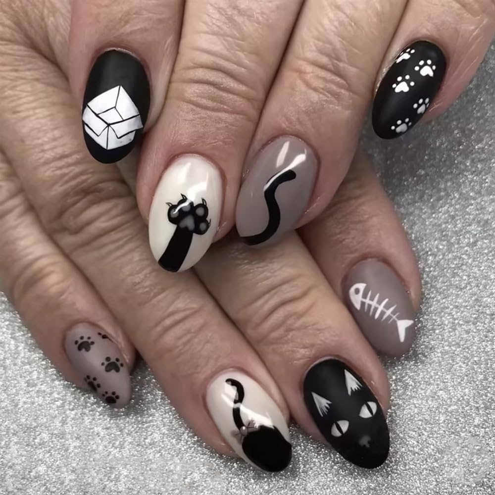 cat nail designs