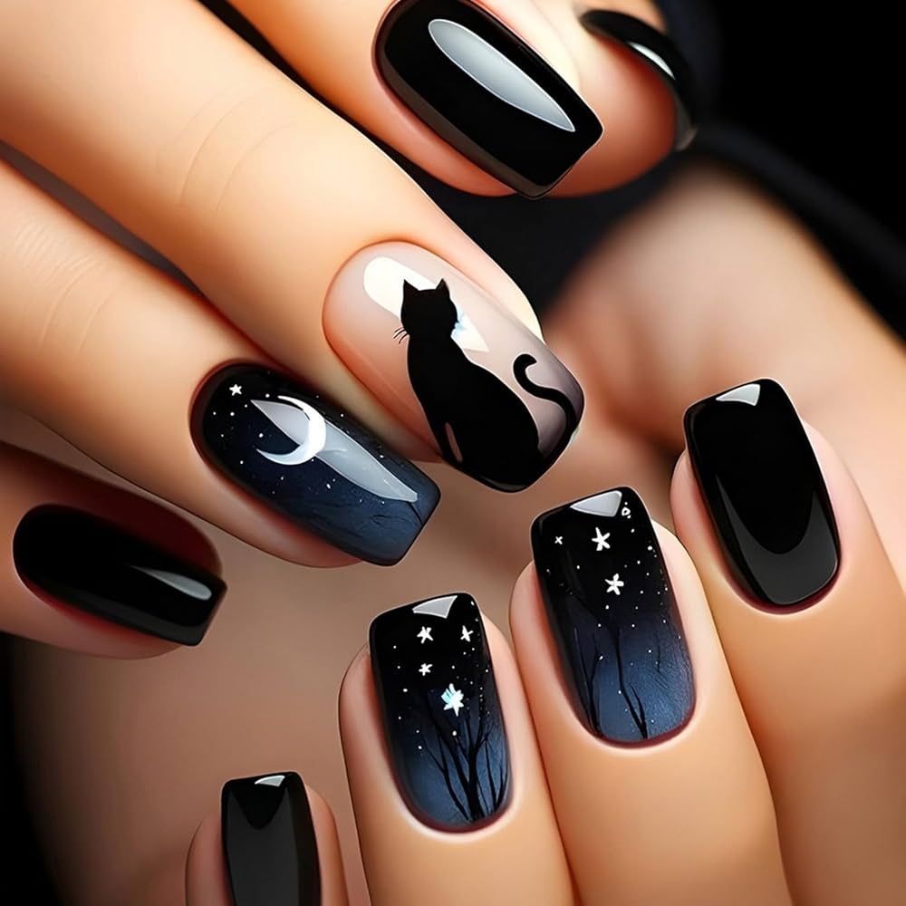 halloween nails designs