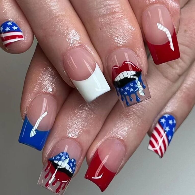 Patriotic Designs For Nails