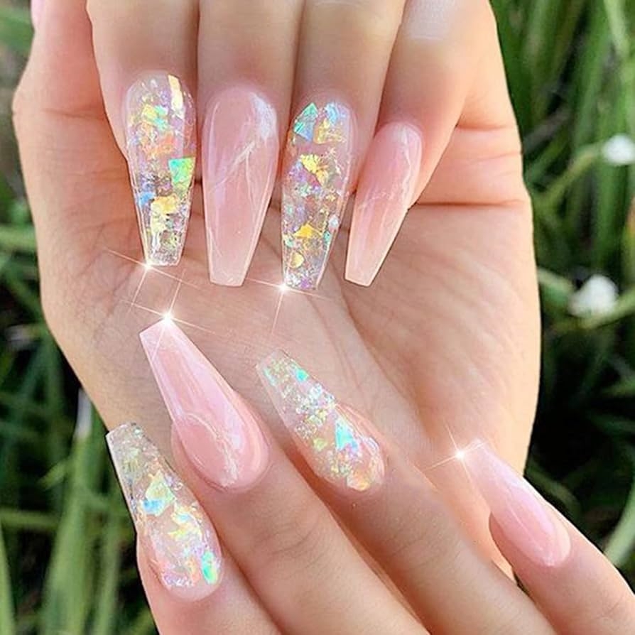 Amazon Iridescent Glitter Nail Art Sequins Holographic 3D Irregular Ultra Thin Nail Art Glitter Flakes Design Shiny Mermaid Nail Glitter Slices Resin Acrylic Supplies For Women Girls Manicure Decorations Beauty 