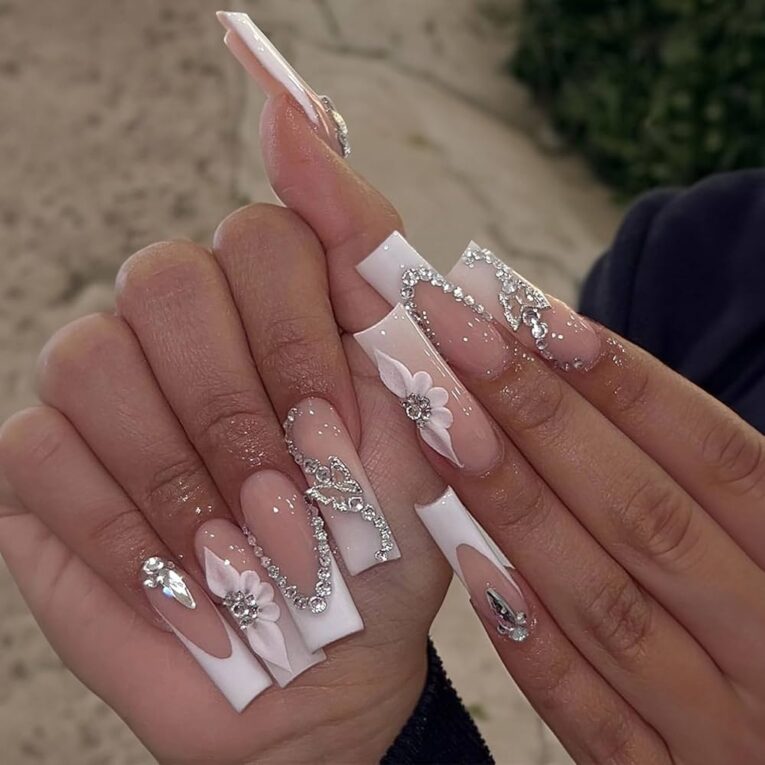 Long Square Nail Designs