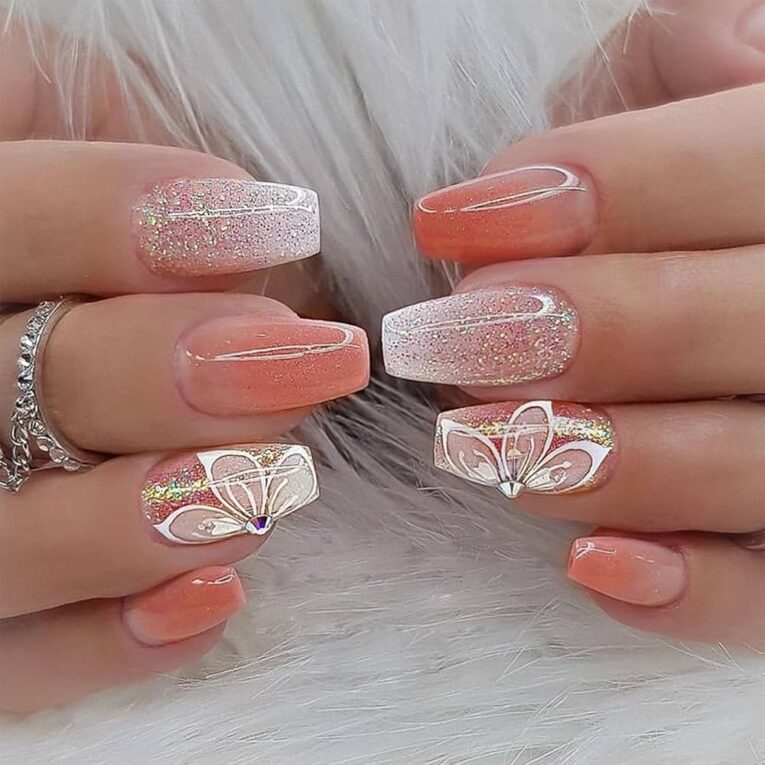 Pretty Coffin Nail Designs