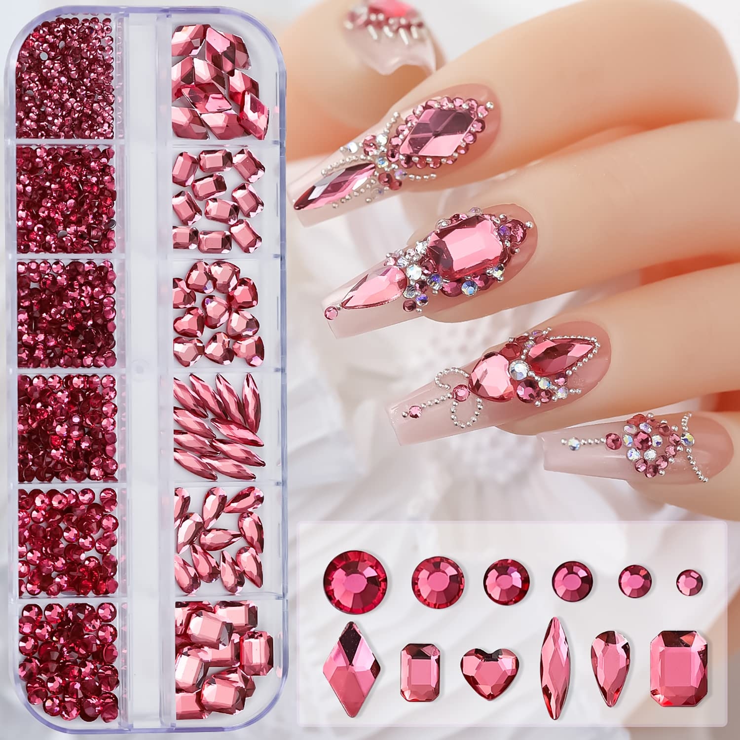 nail designs with gems