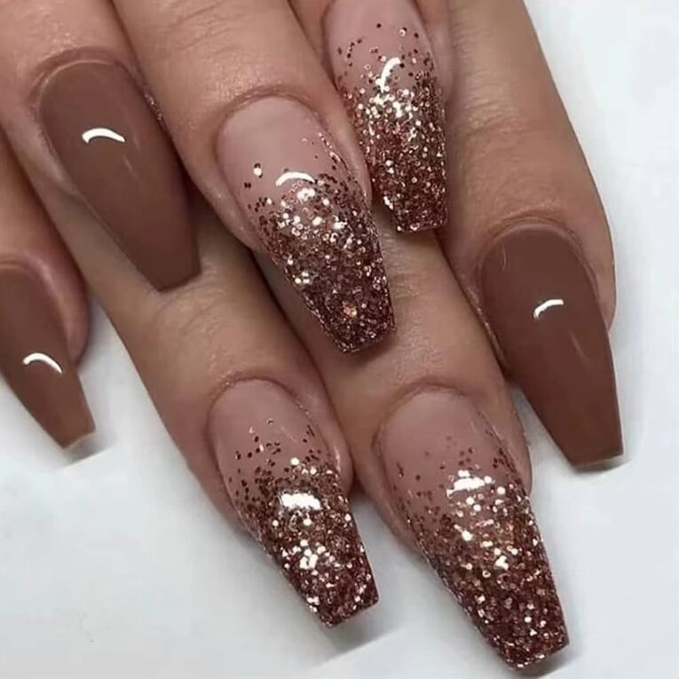 Brown Nails Designs