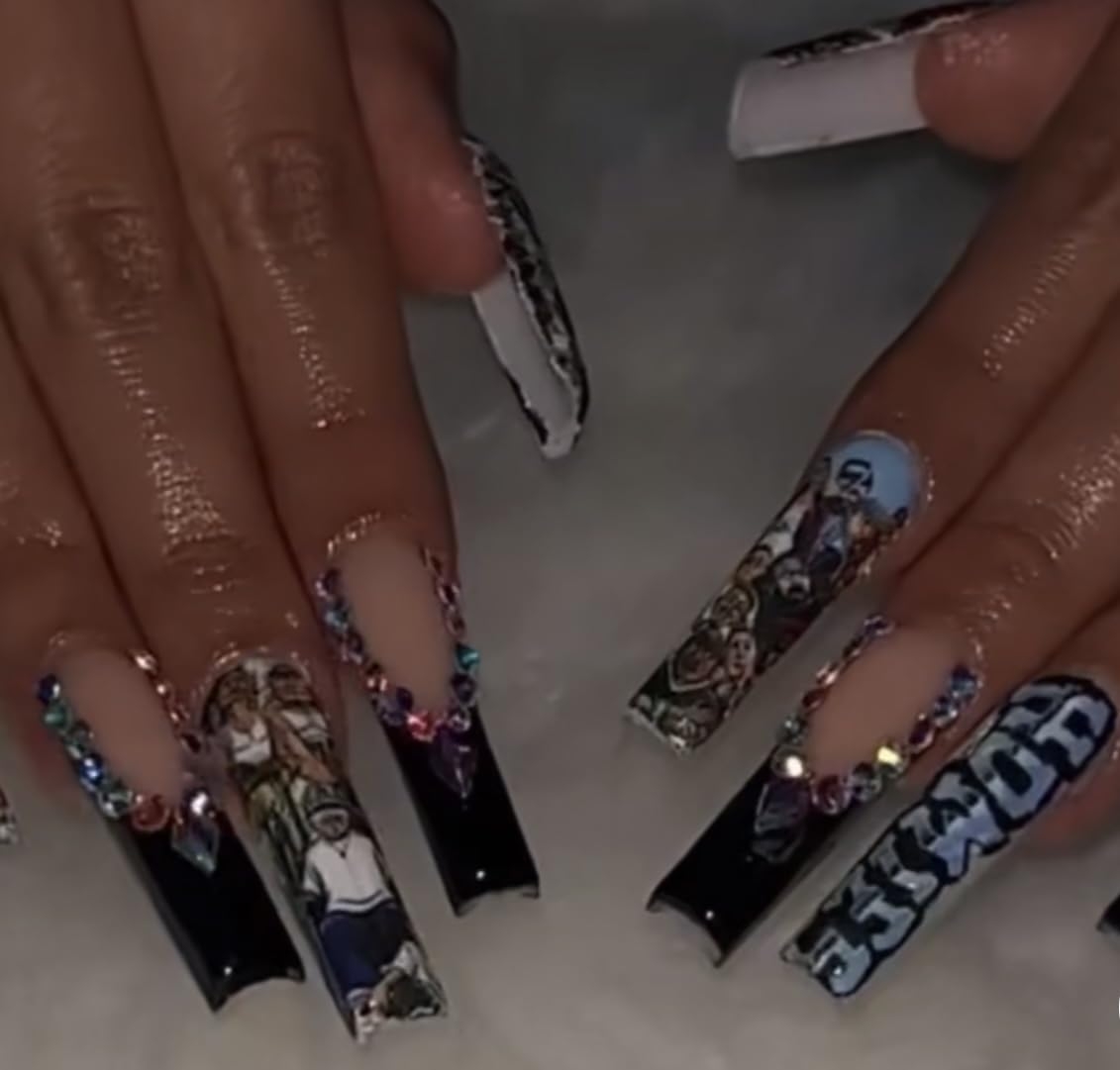 Amazon The Homies Original Chola Chicana Mexicana Nail Decals Cholo Cartoon Nail Wraps Latina Nail Art Design Water Transfer 1 Beauty Personal Care