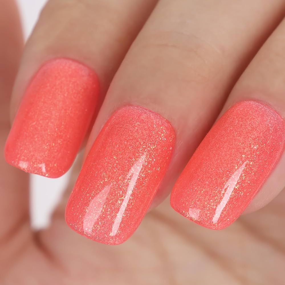 coral nail designs