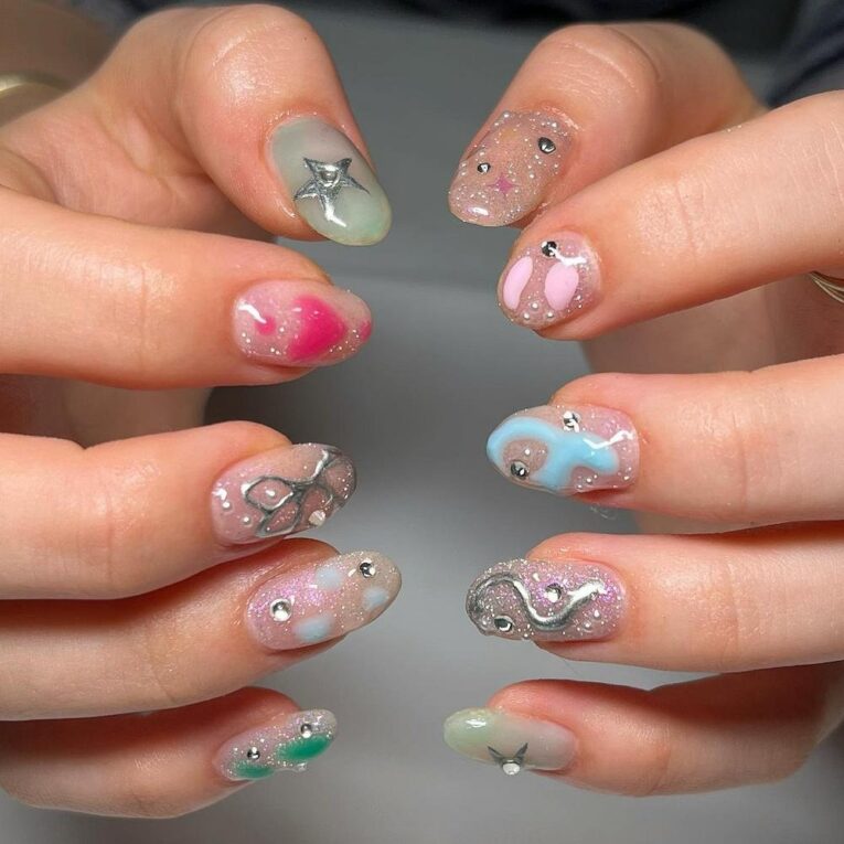 Korean Nail Designs
