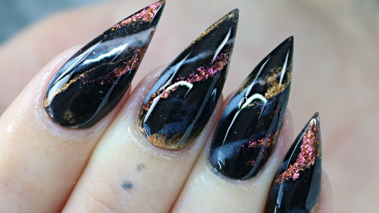 marble nail designs
