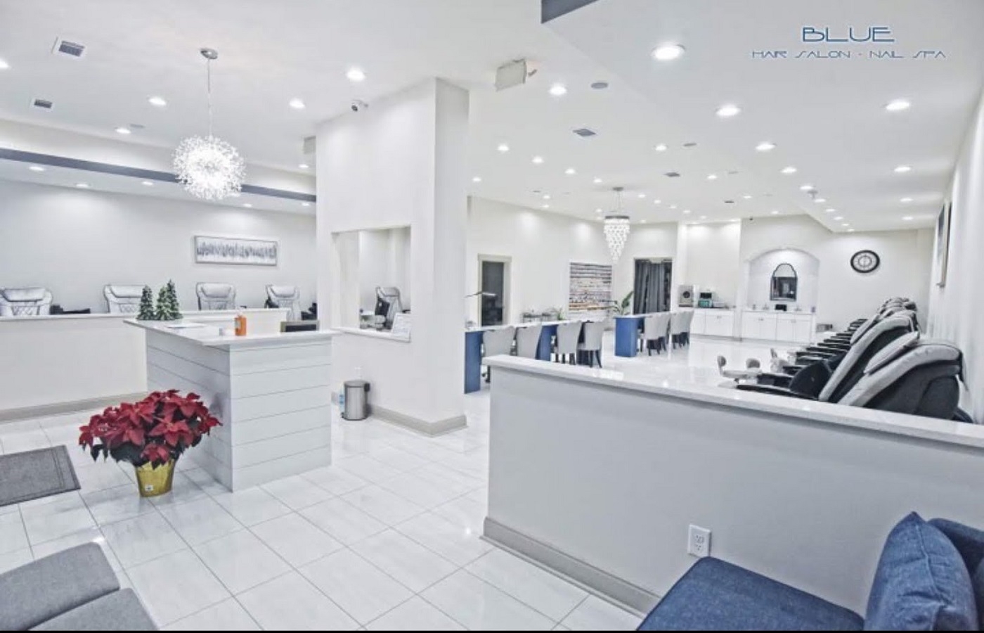 Blue Hair Nail Salon Best Nail Salon In LILBURN GA 30047