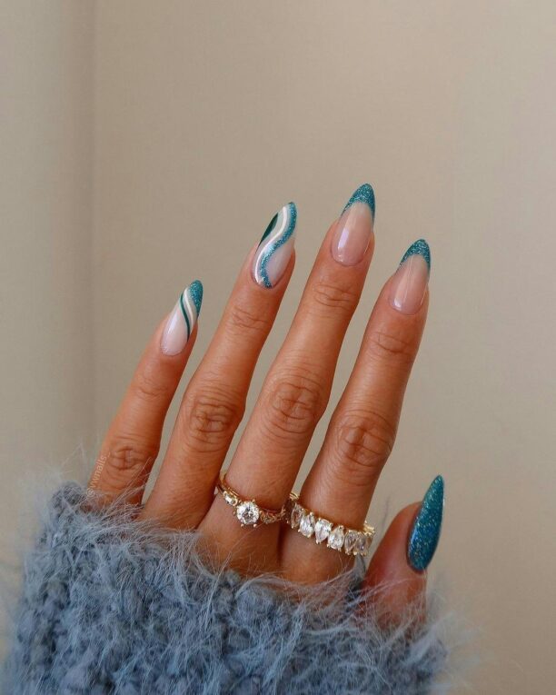 Blue Nail Design Inspo For When You Want To Be Both Trendy Low Key