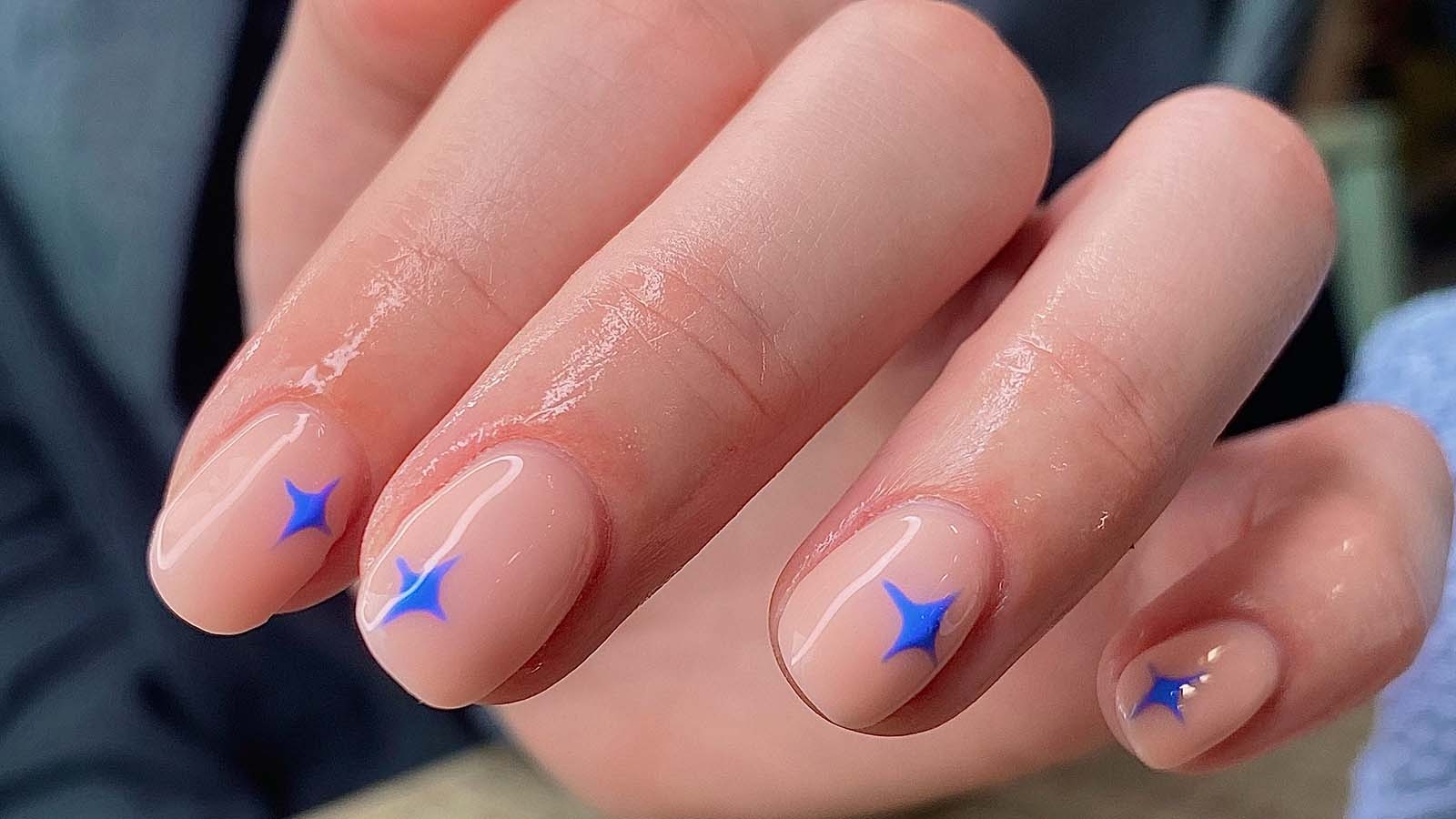 Blue Stars Nail Art Tutorial Beauty Bay Edited