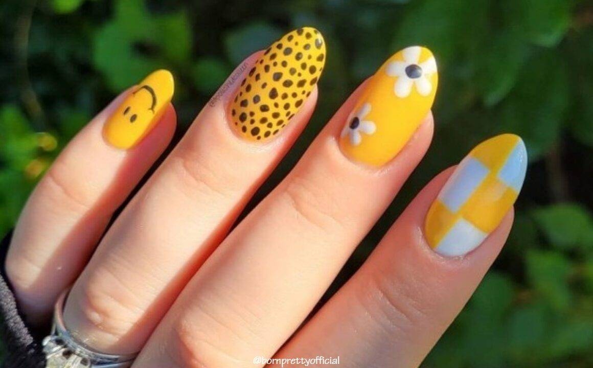Brighten Your Day With These Refreshing Yellow Nail Art Designs Fashionisers 