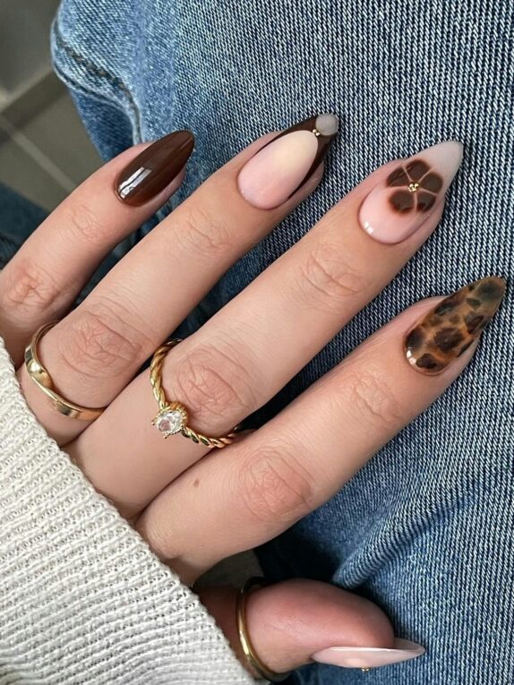 Brown Nail Ideas For The Coziest Fall Manicures