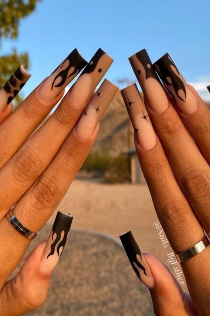 Brown Nails Ideas