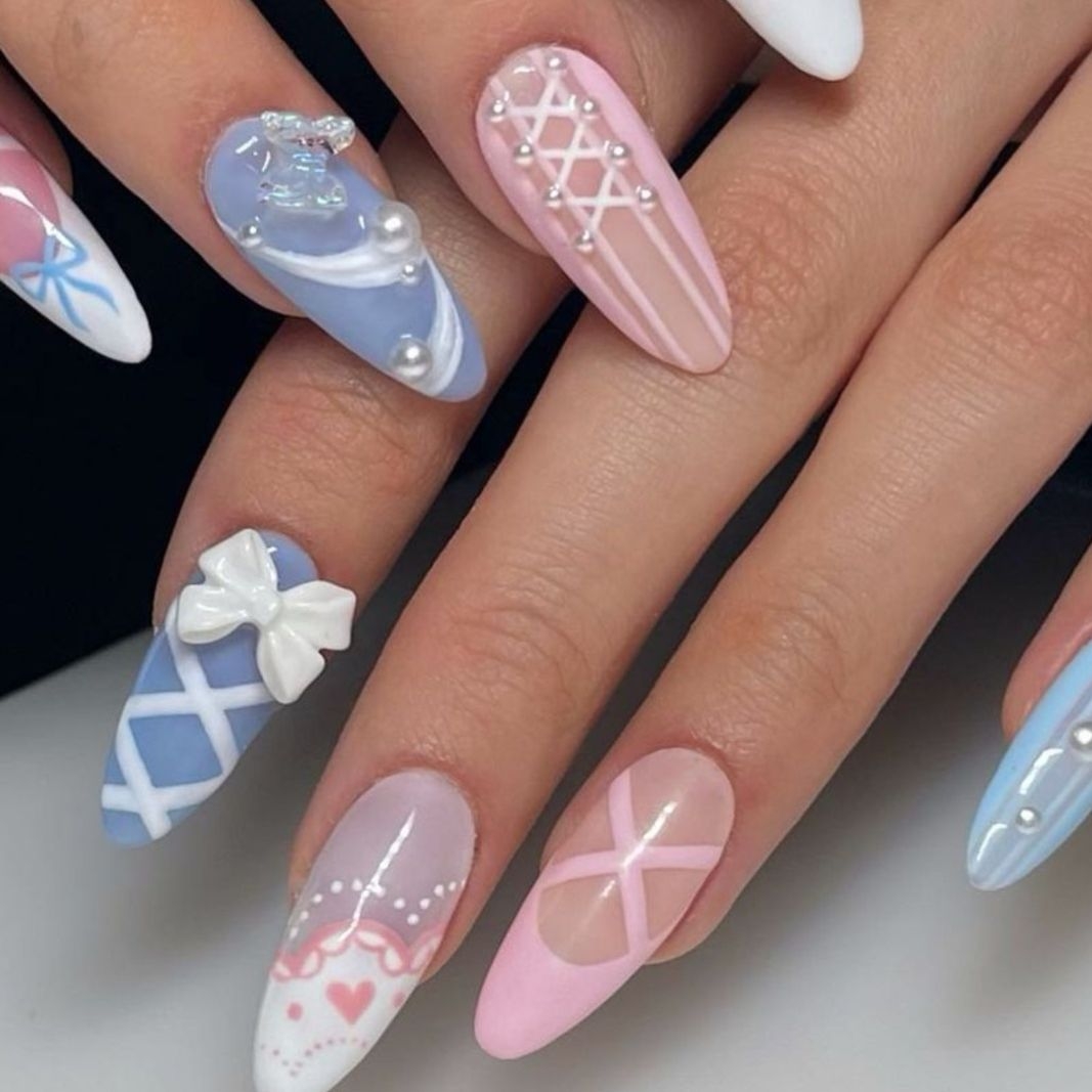 Coquette Nails Are Summer s Most Charming Manicure Glamour