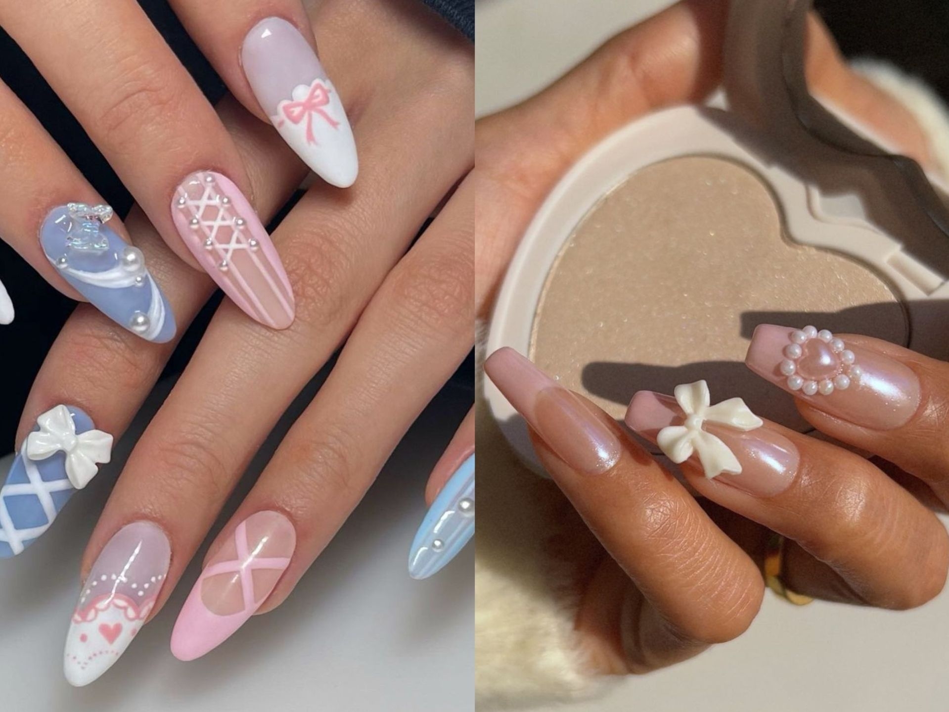 Coquette Nails Are Summer s Most Charming Manicure Glamour
