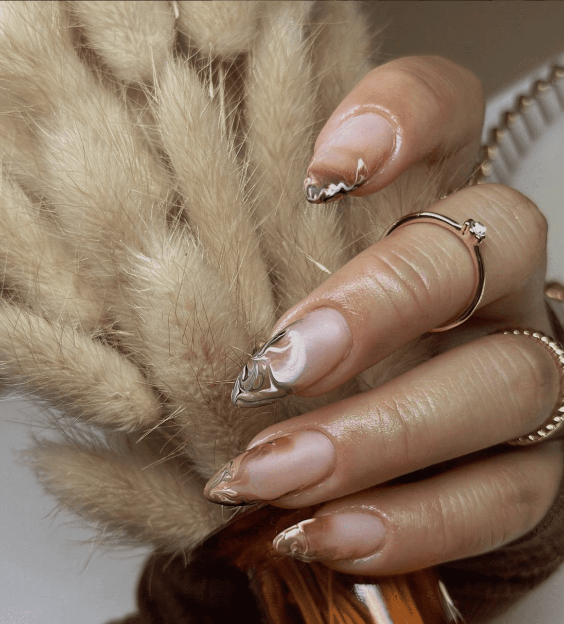 Cozy Up With 24 Almond Nail Designs For Fall You ll Love Nailz In Bloom