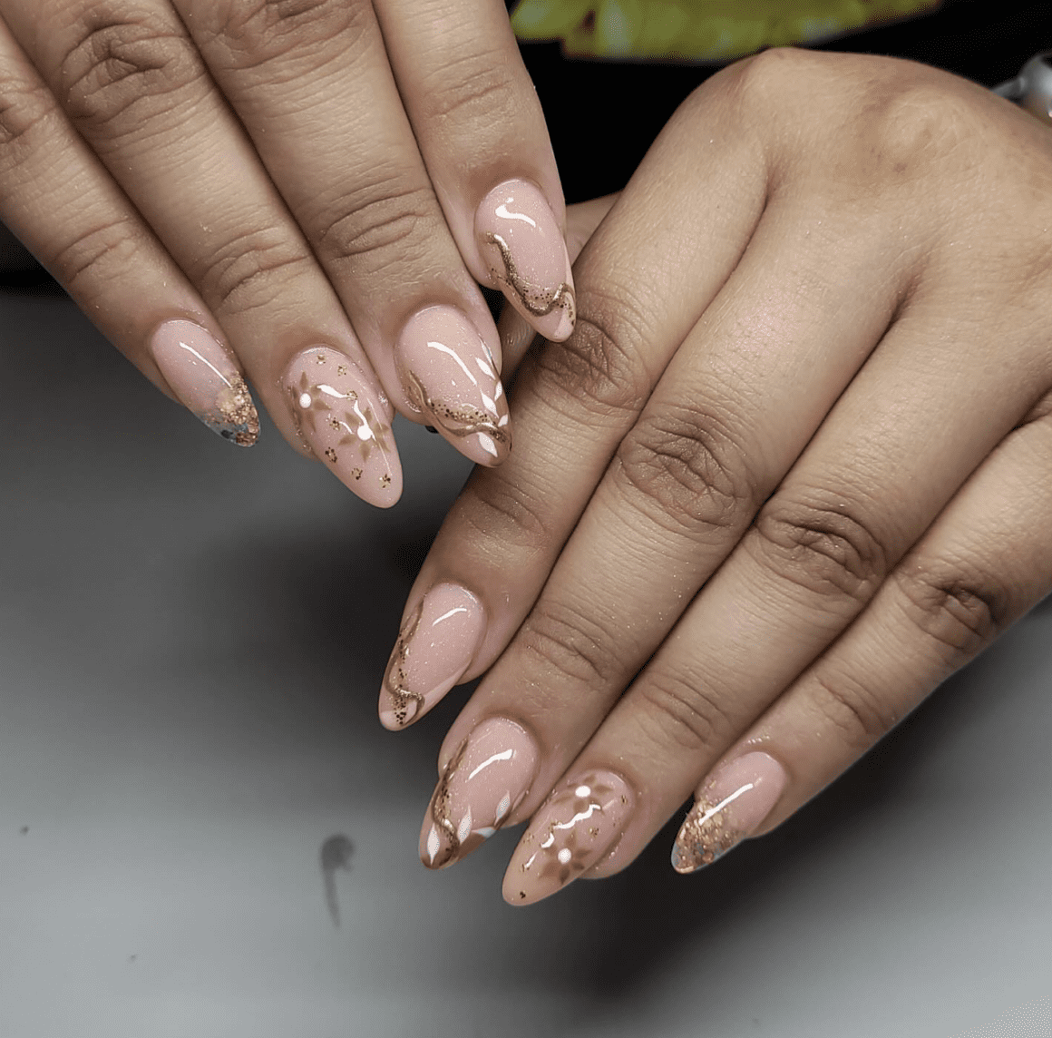 Cozy Up With 24 Almond Nail Designs For Fall You ll Love Nailz In Bloom