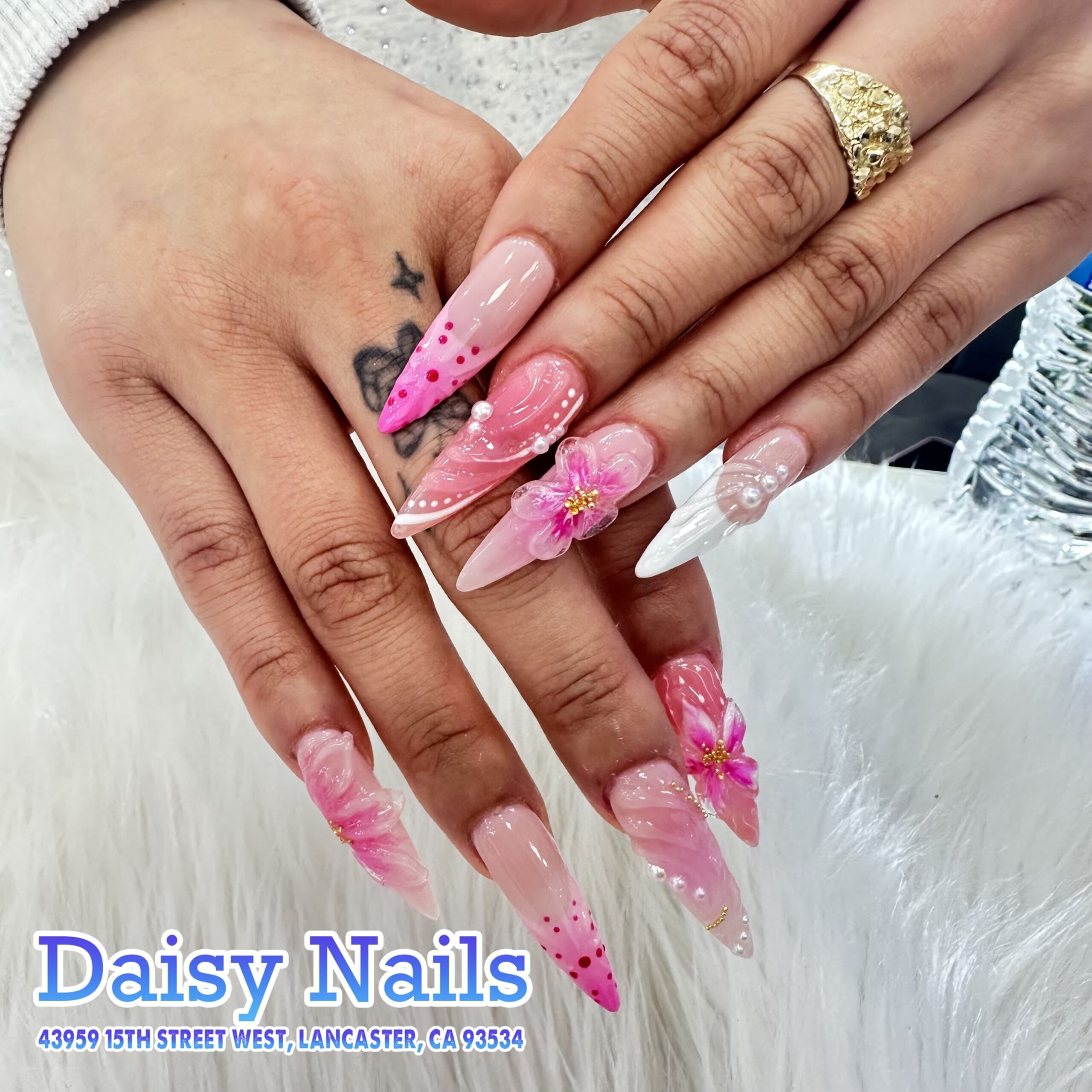 Daisy Nails Nail Salon 93534 Manicure Pedicure Lancaster CA