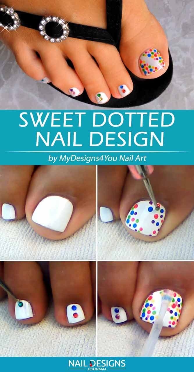 DIY Toe Nail Designs Easy Ideas For Beginners