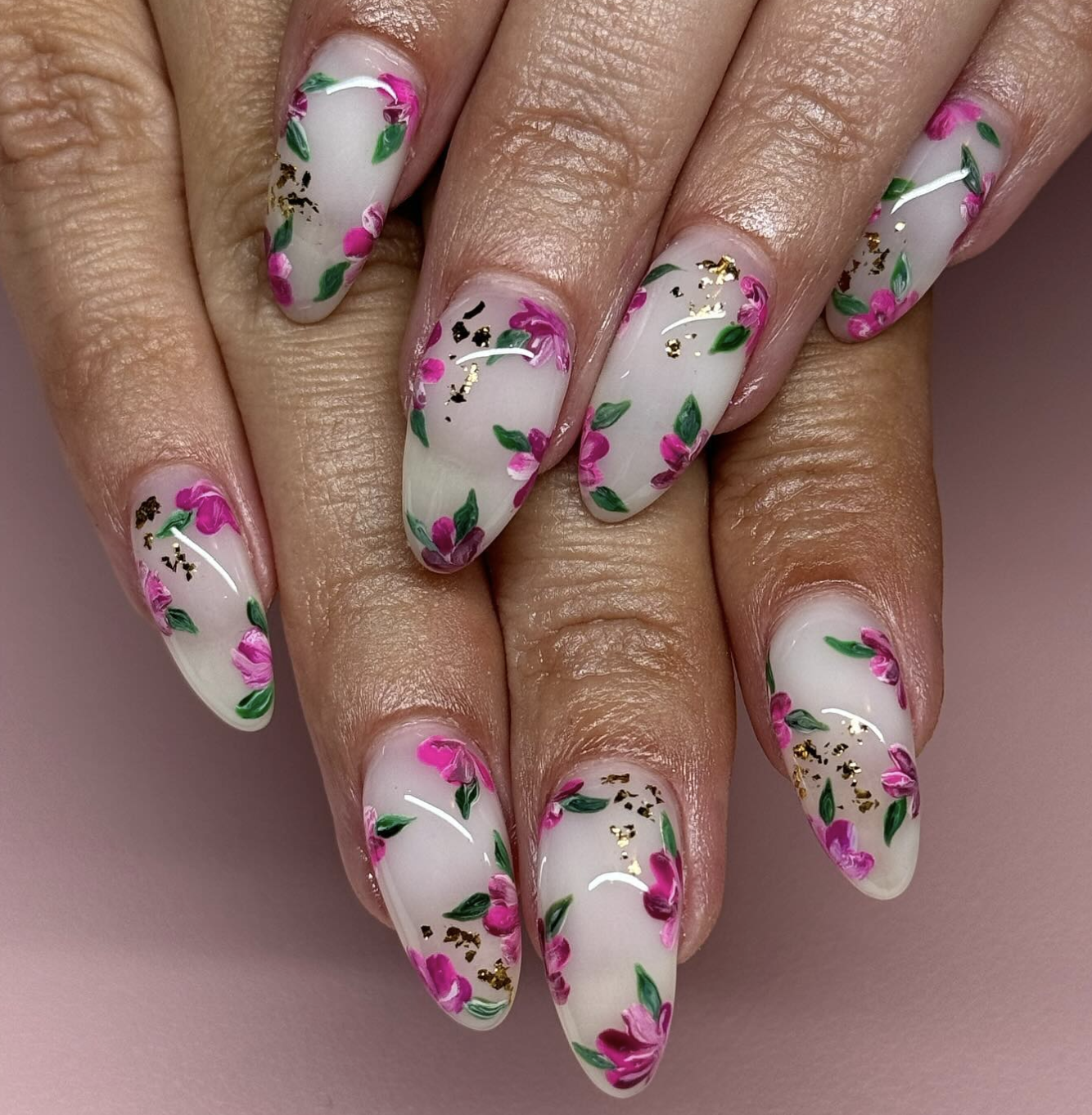 Don t Sleep On These 27 Spring Flower Nail Designs Nailz In Bloom