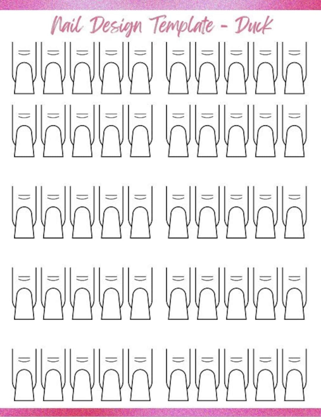 nail design template