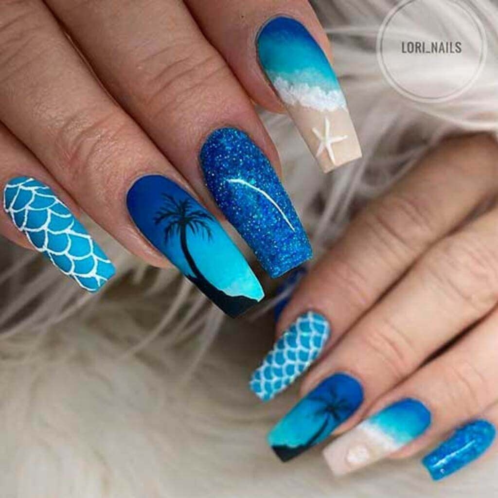 Entertainment Mesh On X 15 Ocean Themed Nail Art Design Ideas For Summer 2022 Https t co MFxwP6zGEg ocean beach oceannails beachnails oceannailsforsummer beachnailsforsummer oceanthemednails summernails summeroceannailart 