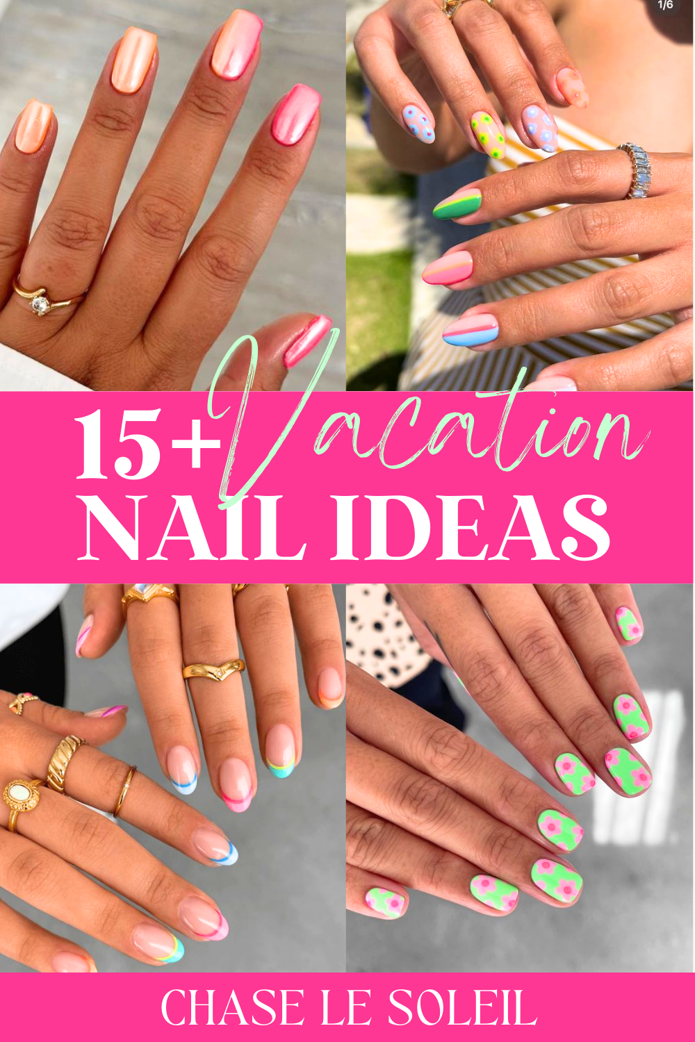 Escape In Style With These Hot AF Vacation Nail Ideas