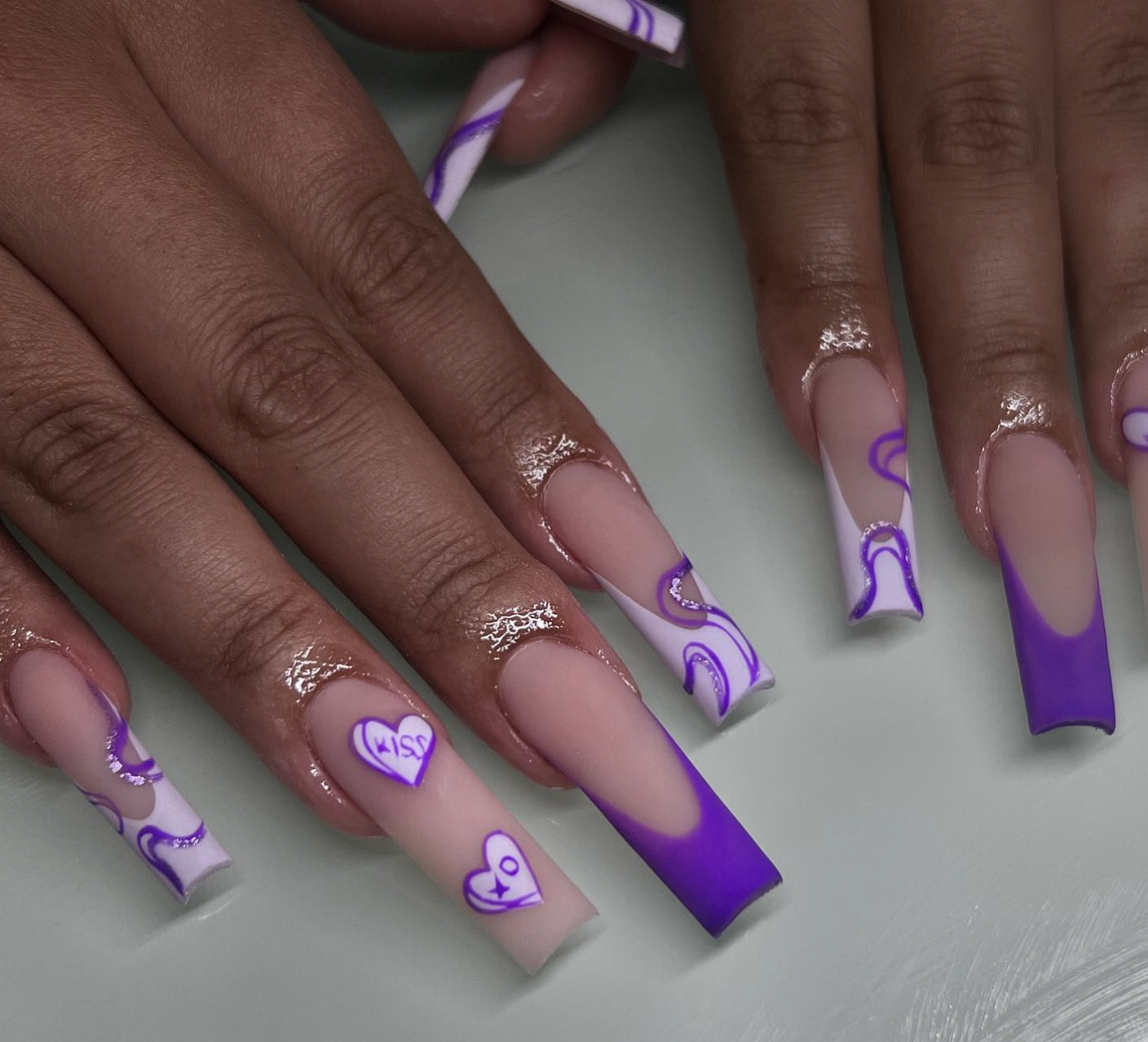 Fall In Love With These Purple Valentine s Nail Designs Nailz In Bloom