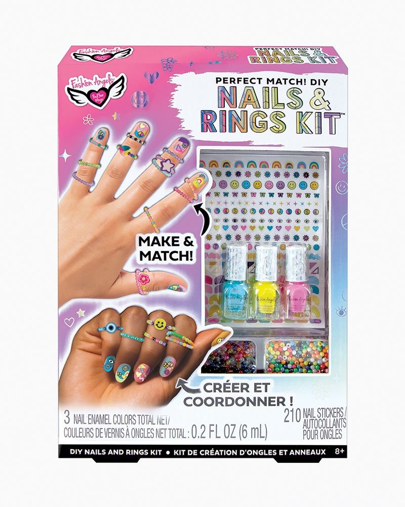 Fashion Angels Perfect Match DIY Nails And Rings Kit The Paper Store
