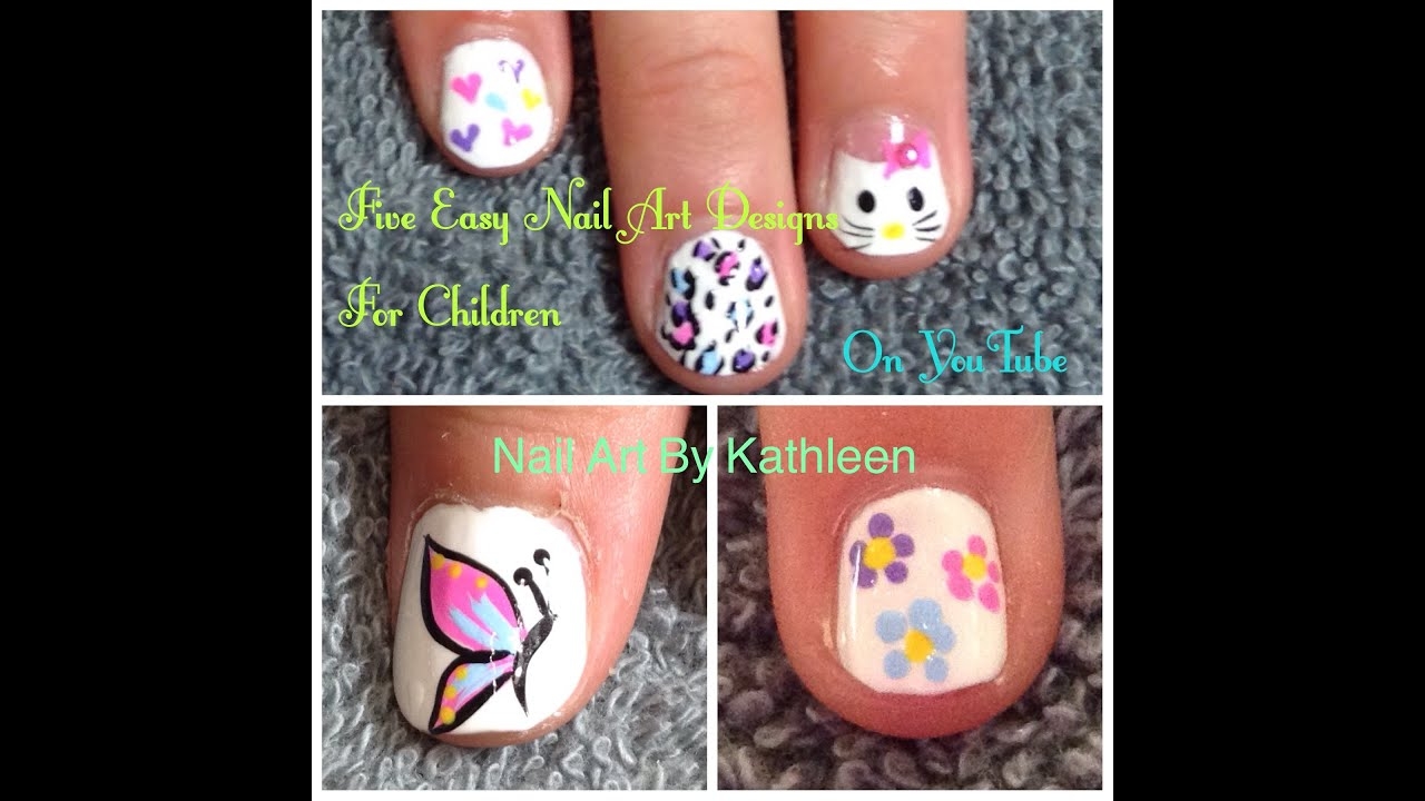 nail art designs for childrens
