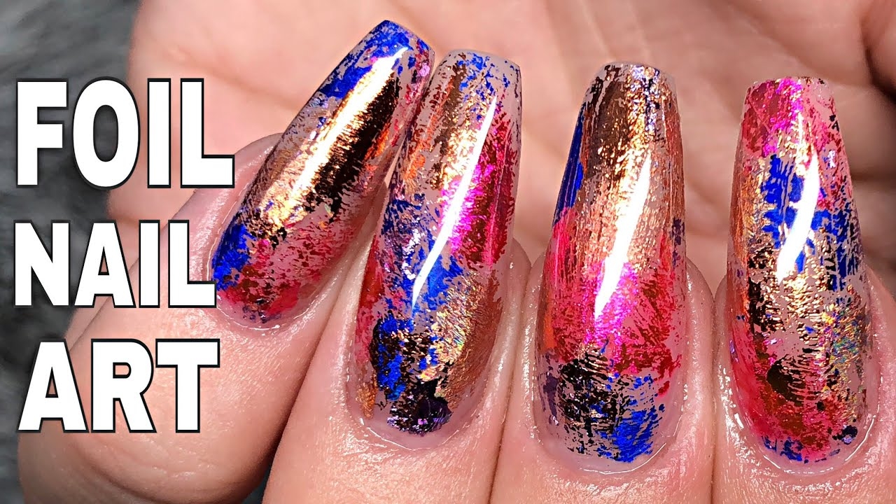 FOIL NAIL ART IsabelMayNails YouTube