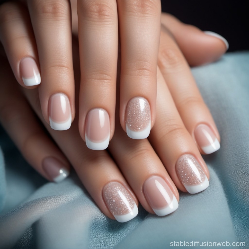 french nails design