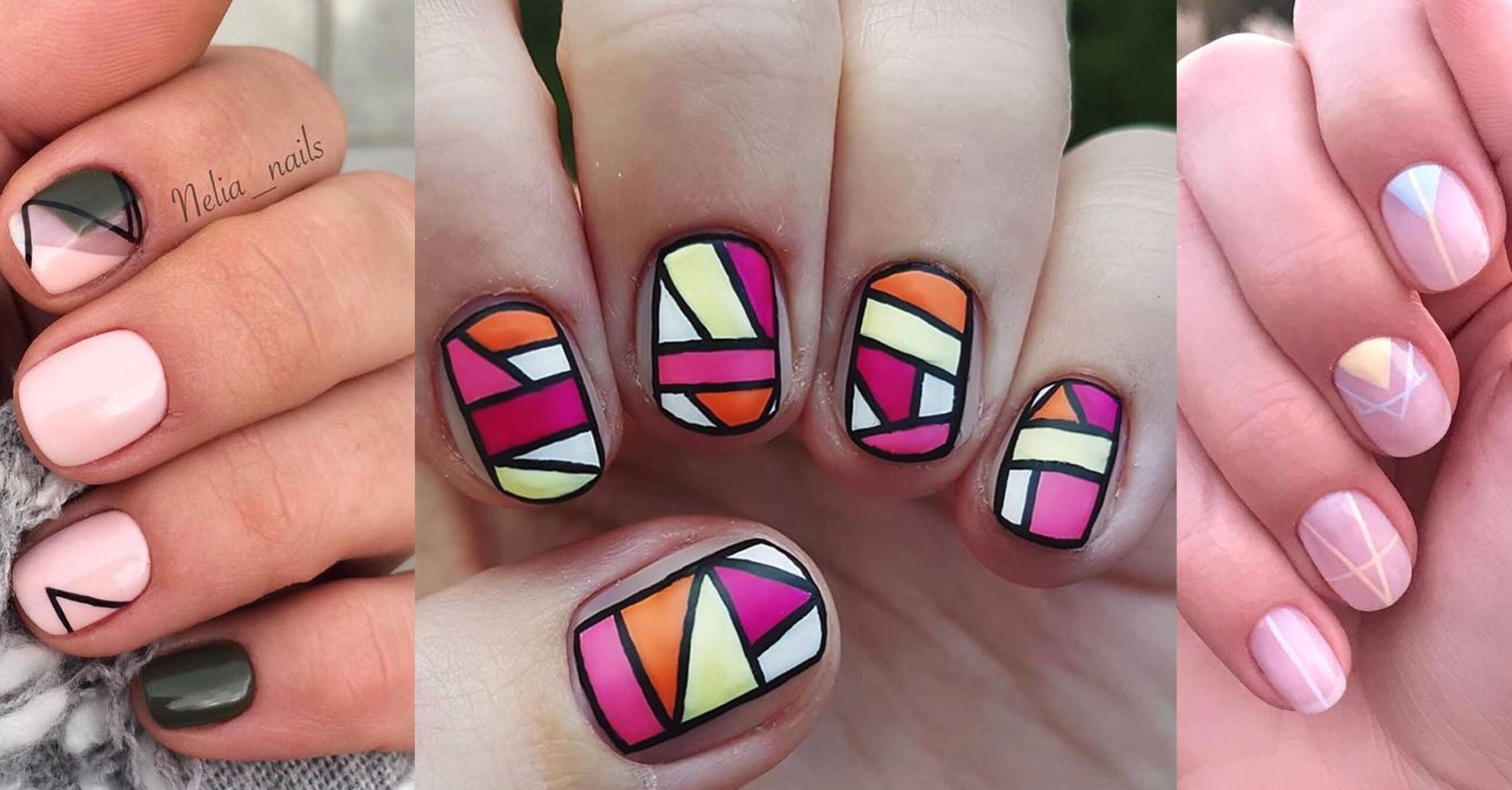 Geometric Nail Art PS UK Beauty