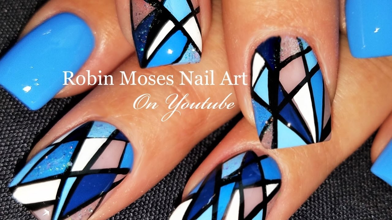 geometric nail designs
