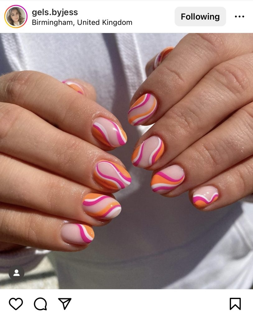 gel nail inspo