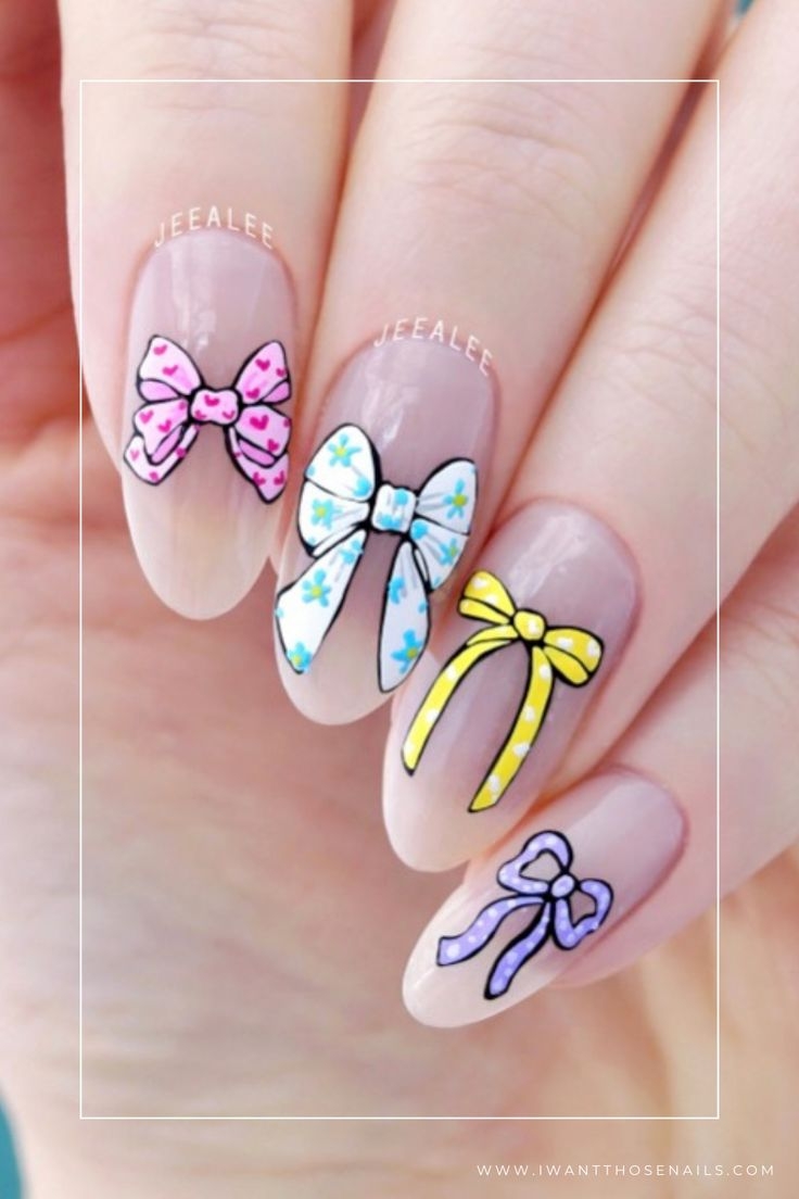 Get Inspired With These Charming Coquette Bow Nail Designs