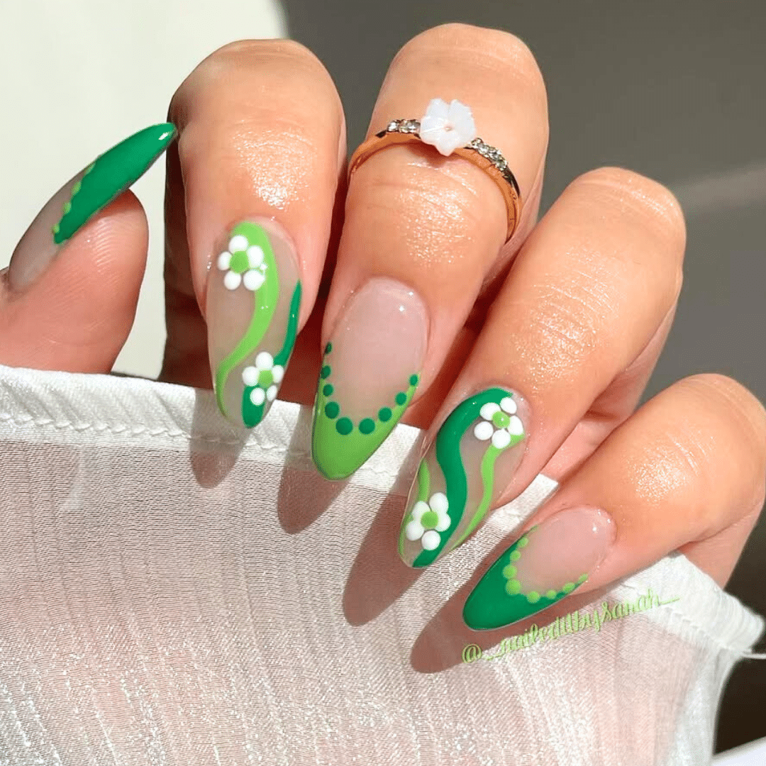 Get Lucky With Green Nails St Patrick s Day Designs To Copy