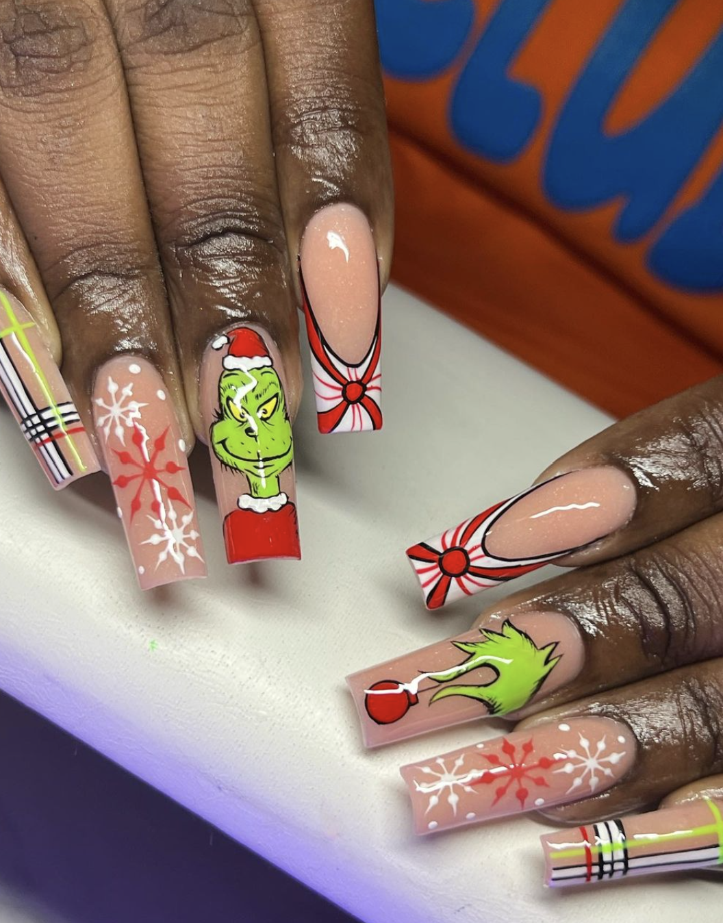 Green Gorgeous 30 Christmas Nail Designs Grinch To Get Inspired Nailz In Bloom