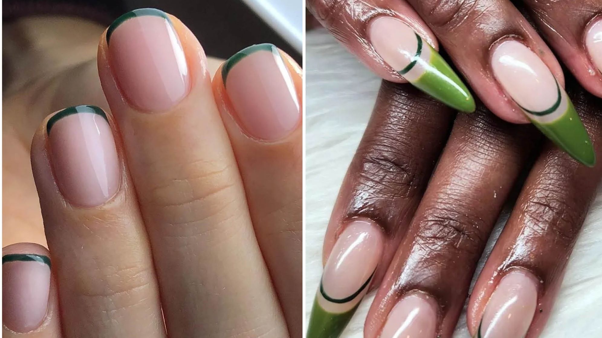 Green Nail Ideas For Short And Long Nails See Photos Allure