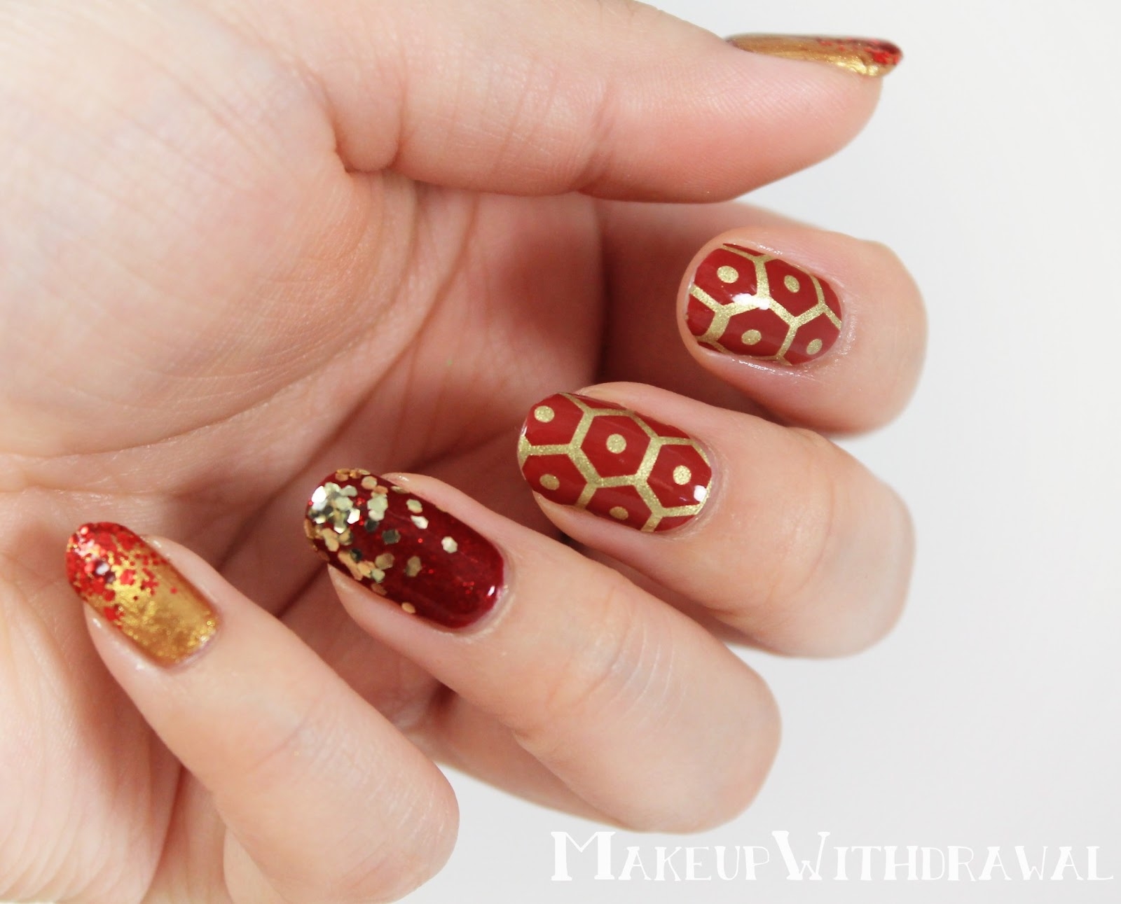 Happy Chinese New Year With Scratch Nail Wraps Makeup Withdrawal