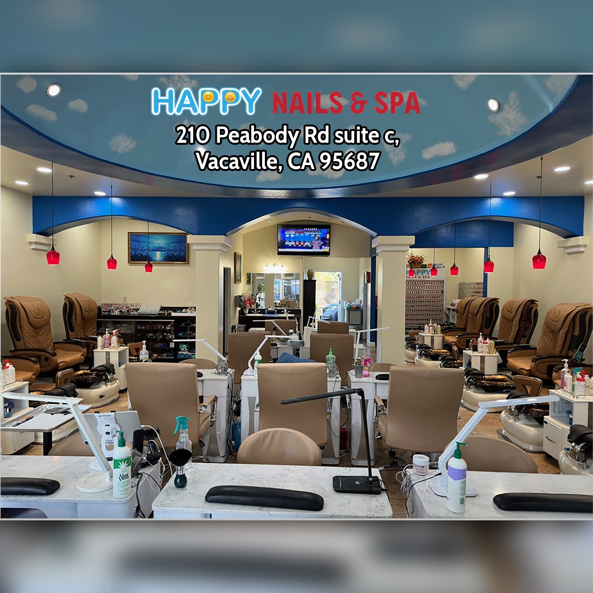 Happy Nails And Spa Nail Salon In Vacaville CA 95687