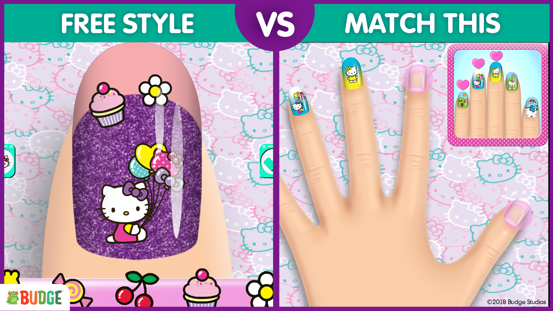 Hello Kitty Nail Salon Budge Studios Mobile Apps For Kids