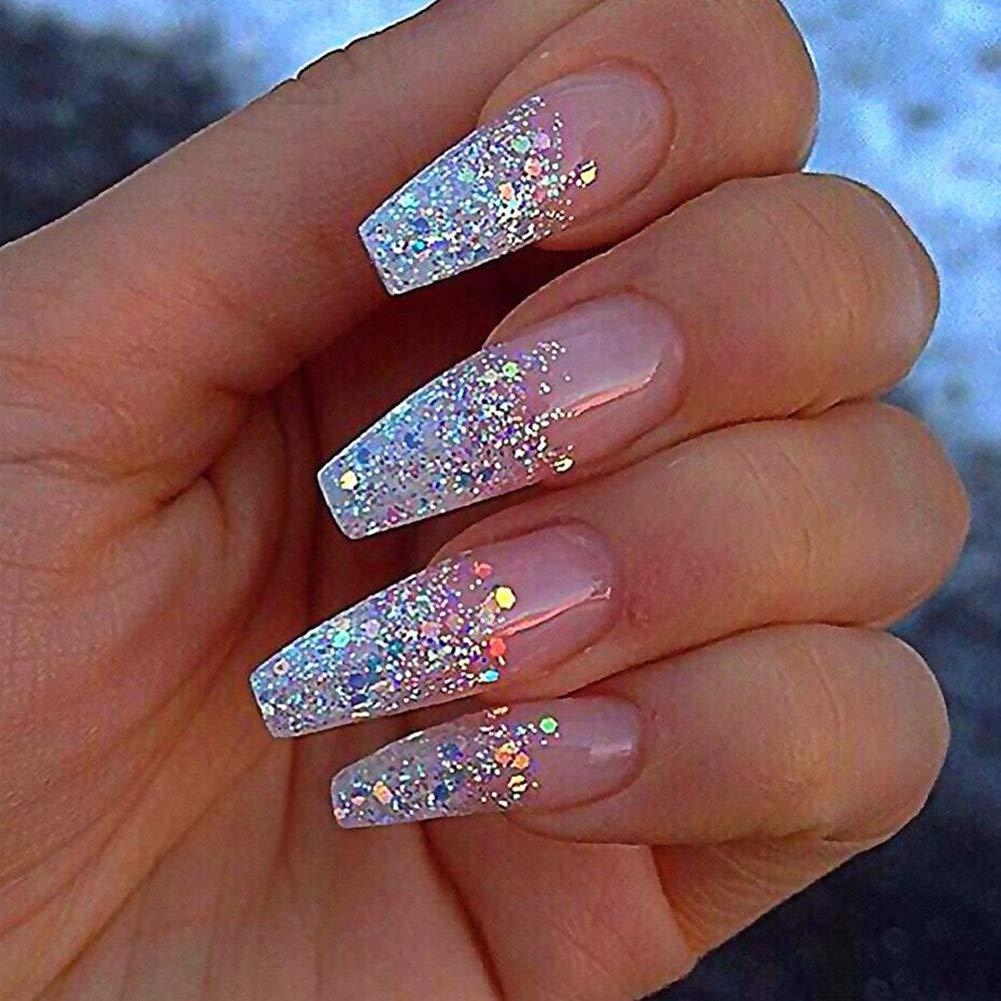 silver nail designs