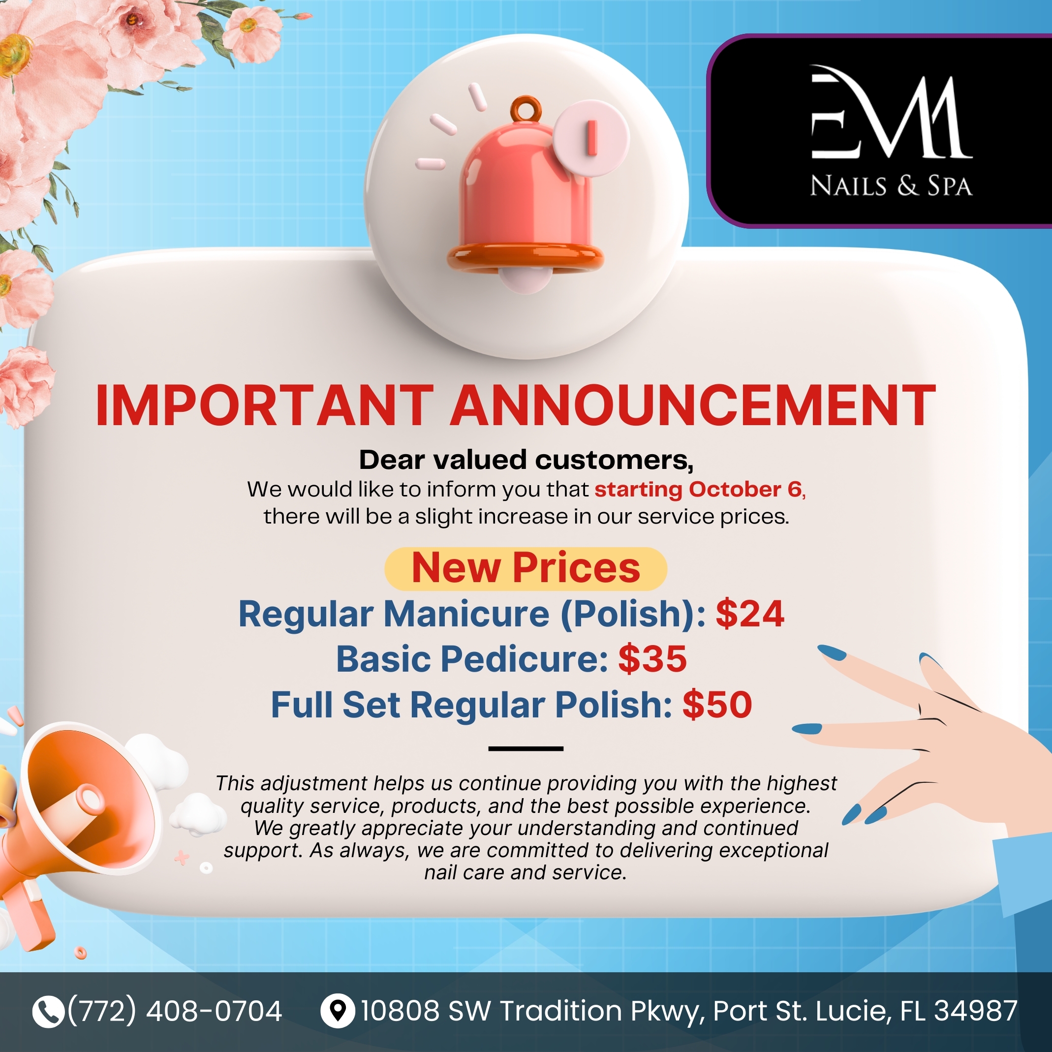 Home Nail Salon 34987 EMM NAILS SALON SPA Port St Lucie FL 34987